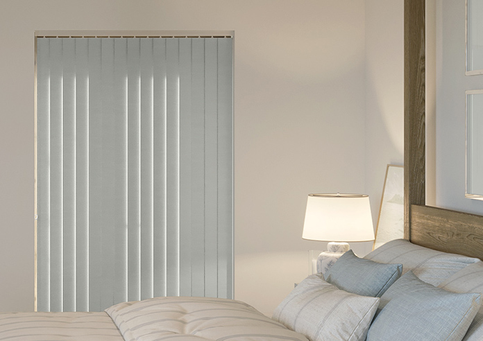 Solento (Blackout), Crisp Grey - Vertical Blind - Image 6